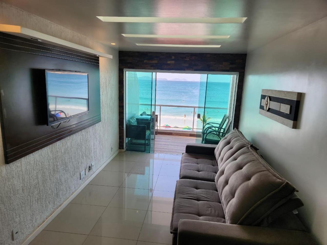 아라이알도카보 Vista Mar- 3 Quartos, Piscina E Churrasqueira Na Prainha 아파트 외부 사진